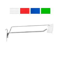 Gancho para Reja con Portaprecios - 30 CM