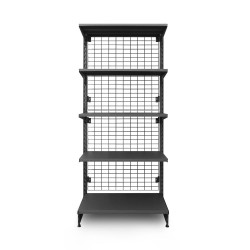 Yonhoo - Equipamiento Comercial | Estantería Comercio Gris | Ref. EST-GRIS