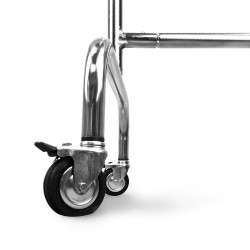 Yonhoo - Equipamiento Comercial | Perchero Metálico Extensible con Ruedas | Ref. 12710R80FN