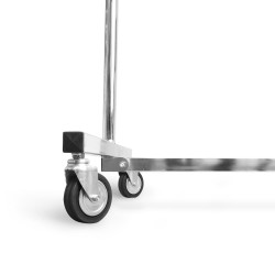Yonhoo - Equipamiento Comercial | Perchero Metálico Extensible con Ruedas | Ref. 127063R80F