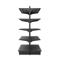 Yonhoo - Equipamiento Comercial | Góndola Comercio Gris | Ref. GON-GRIS