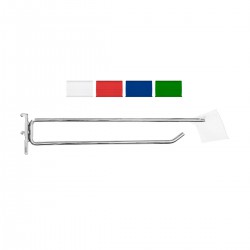 Gancho para Perforado con Portaprecios - 35 CM