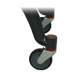 Yonhoo - Equipamiento Comercial | Carro de Supermercado Plástico Rojo 120 Litros | Ref. 473120