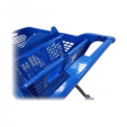 Yonhoo - Equipamiento Comercial | Carro de Supermercado Plástico Azul 200 Litros | Ref. 473200