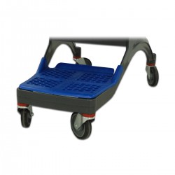 Yonhoo - Equipamiento Comercial | Carro de Supermercado Plástico Azul 200 Litros | Ref. 473200
