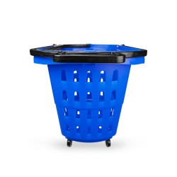 Yonhoo - Equipamiento Comercial | Cesta Supermercado Azul | Ref. 601804