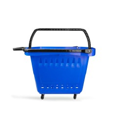 Yonhoo - Equipamiento Comercial | Cesta Supermercado Azul | Ref. 601904