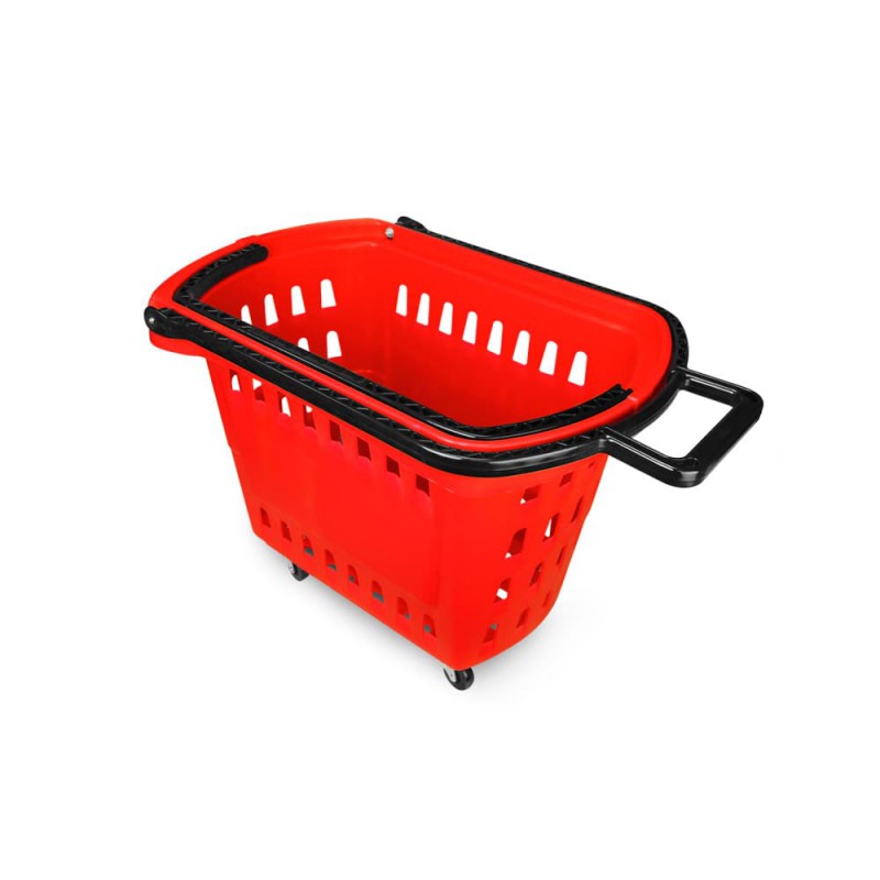 Cesta Supermercado Roja