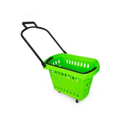 Yonhoo - Equipamiento Comercial | Cesta Supermercado Verde | Ref. 601906