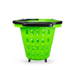Yonhoo - Equipamiento Comercial | Cesta Supermercado Verde | Ref. 601906