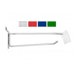 Gancho para Tablero G2 con Portaprecios - 25 CM