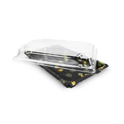 Bandeja Desechable Sushi - 22 x 14 CM