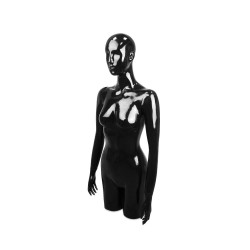 Yonhoo - Equipamiento Comercial | Maniquí Busto Mujer Negro | Ref. 912820